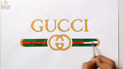 how to draw gucci shoes|gicci logo drawing.